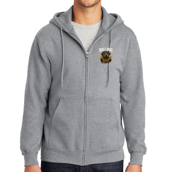 Port & Co ® - Essential Fleece Full Zip Hooded Sweatshirt Thumbnail