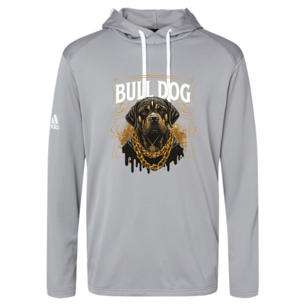 Adidas ® - Men's Textured Mixed Media Midweight Hooded Sweatshirt Thumbnail