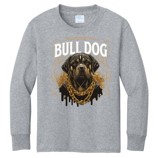 Port & Co. ® - Youth Long Sleeve Core Cotton Tee Thumbnail