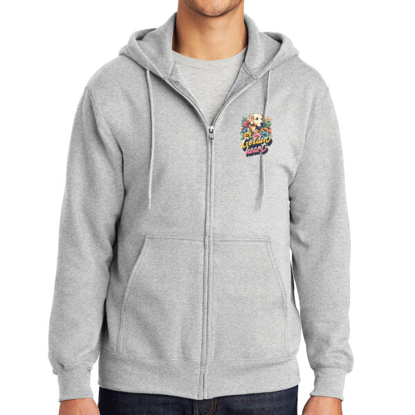 Port & Co ® - Essential Fleece Full Zip Hooded Sweatshirt Thumbnail