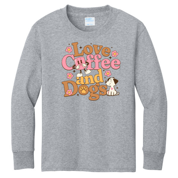 Port & Co ® - Youth Long Sleeve Core Cotton Tee Thumbnail