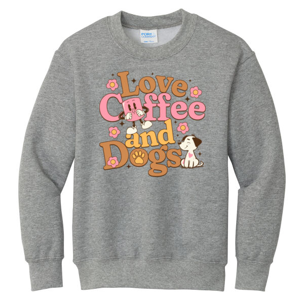 Port & Co ® - Youth Core Fleece Crewneck Sweatshirt Thumbnail