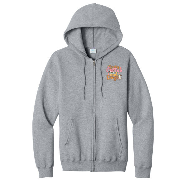 Port & Co ® - Core Fleece Full Zip Hooded Sweatshirt Thumbnail