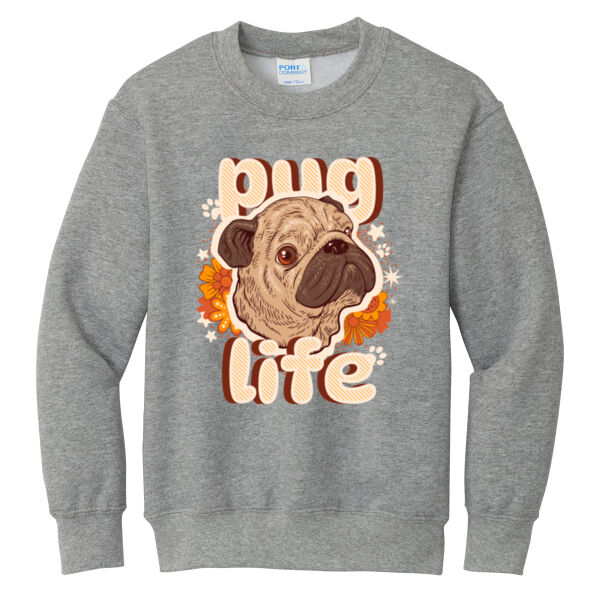 Port & Co ® - Youth Core Fleece Crewneck Sweatshirt Thumbnail