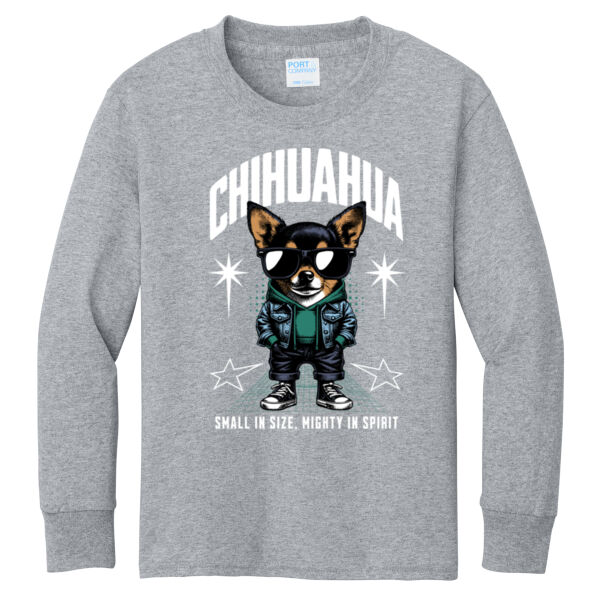 Port & Co ® - Youth Long Sleeve Core Cotton Tee Thumbnail
