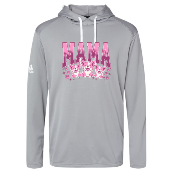Adidas ® - Men's Textured Mixed Media Midweight Hooded Sweatshirt Thumbnail