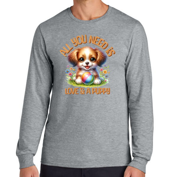 Port & Co ® - Classics Unisex Cotton Long Sleeve T Shirt Thumbnail