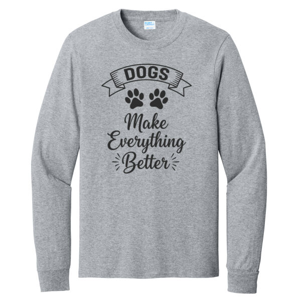Port & Co ® - Long Sleeve Core Cotton Tee Thumbnail