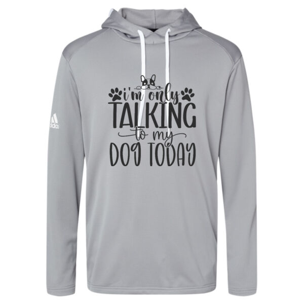 Adidas ® - Men's Textured Mixed Media Midweight Hooded Sweatshirt Thumbnail