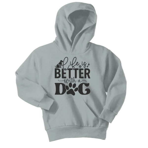 Port & Co ® - Youth Core Fleece Pullover Hooded Sweatshirt Thumbnail