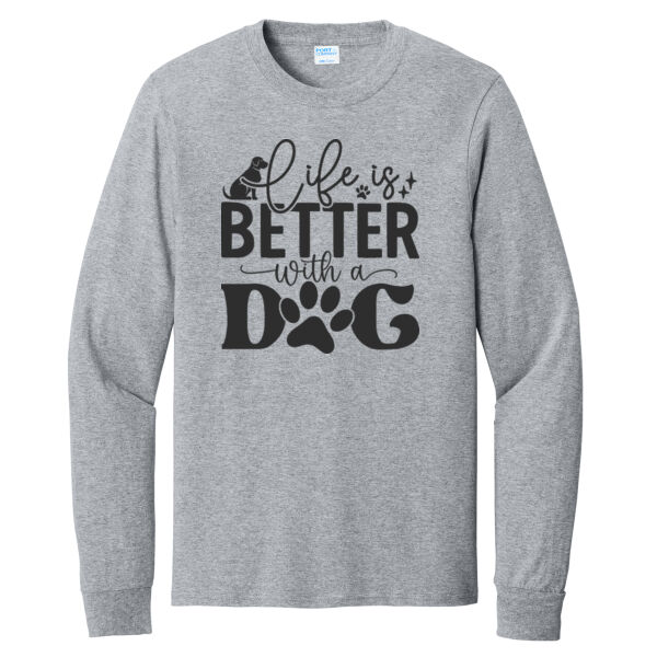 Port & Co ® - Long Sleeve Core Cotton Tee Thumbnail