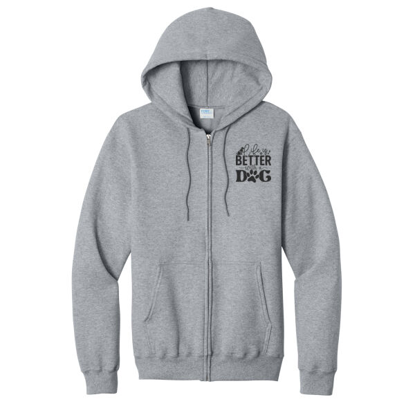Port & Co ® - Core Fleece Full Zip Hooded Sweatshirt Thumbnail