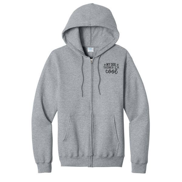 Port & Co ® - Core Fleece Full Zip Hooded Sweatshirt Thumbnail