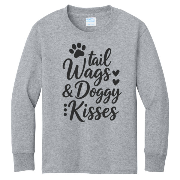 Port & Co ® - Youth Long Sleeve Core Cotton Tee Thumbnail