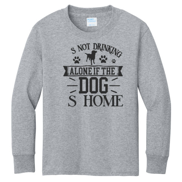Port & Co ® - Youth Long Sleeve Core Cotton Tee Thumbnail