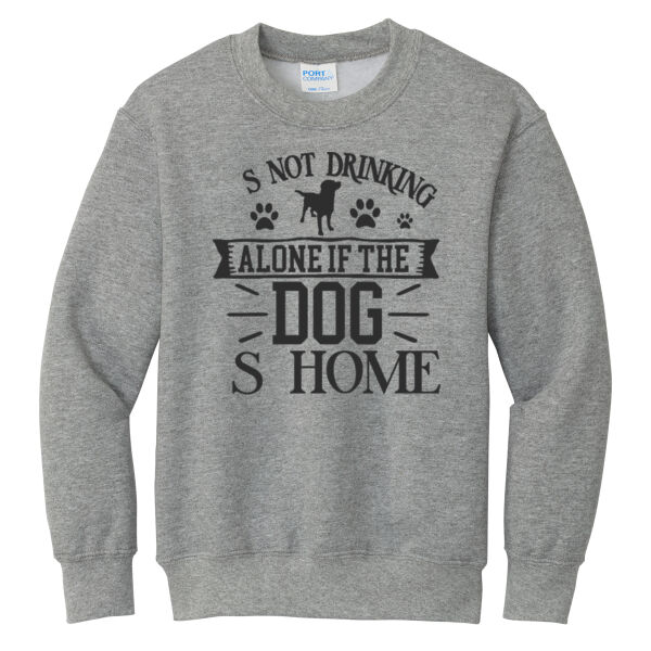 Port & Co ® - Youth Core Fleece Crewneck Sweatshirt Thumbnail