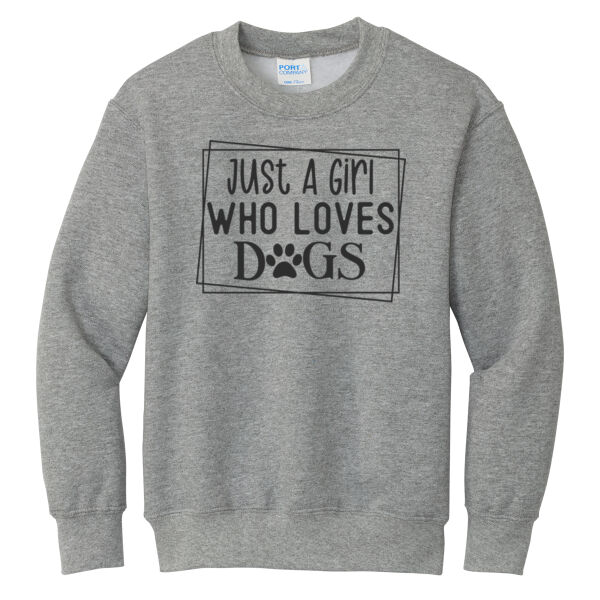 Port & Co ® - Youth Core Fleece Crewneck Sweatshirt Thumbnail