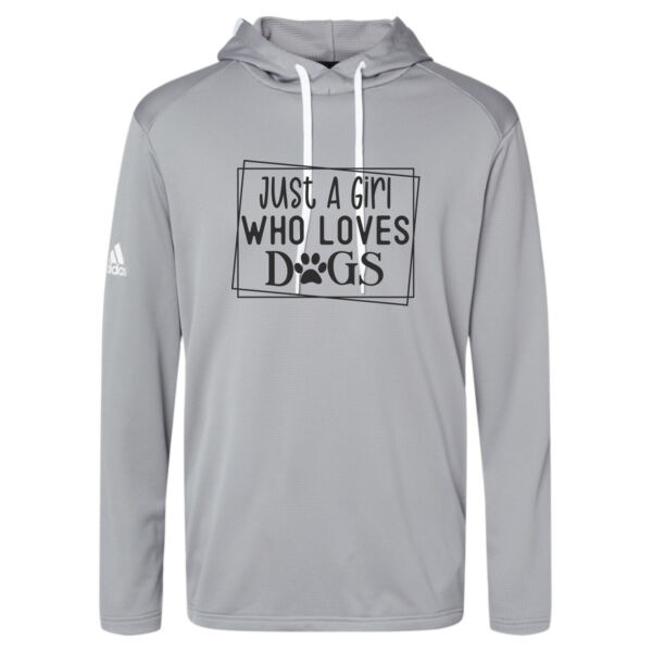 Adidas ® - Men's Textured Mixed Media Midweight Hooded Sweatshirt Thumbnail