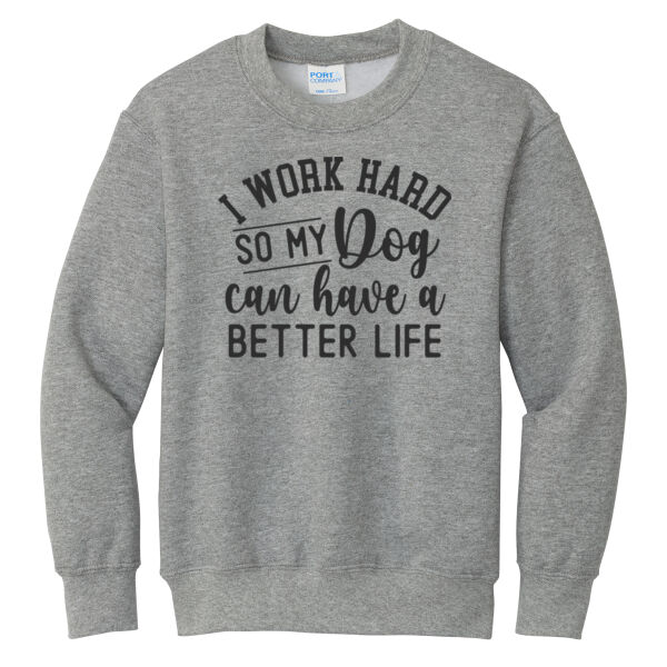 Port & Co ® - Youth Core Fleece Crewneck Sweatshirt Thumbnail