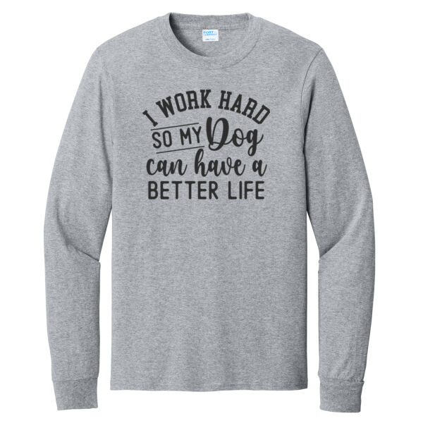 Port & Co ® - Long Sleeve Core Cotton Tee Thumbnail