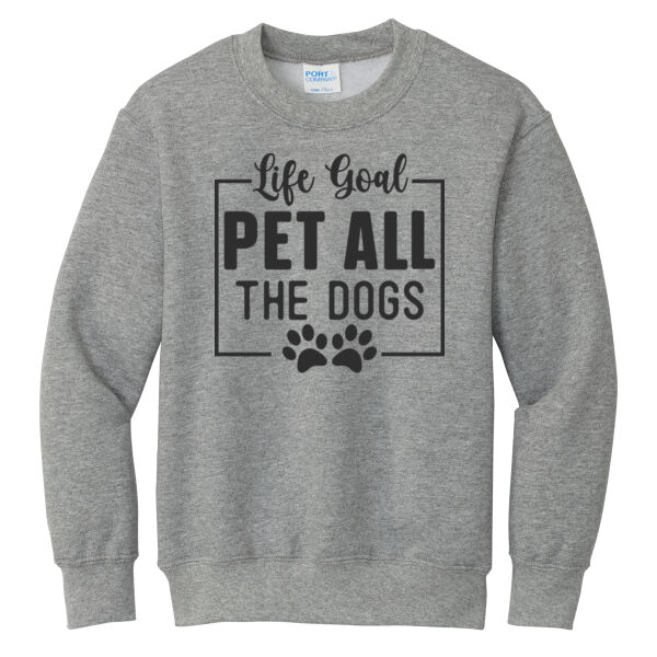 Port & Co ® - Youth Core Fleece Crewneck Sweatshirt Thumbnail