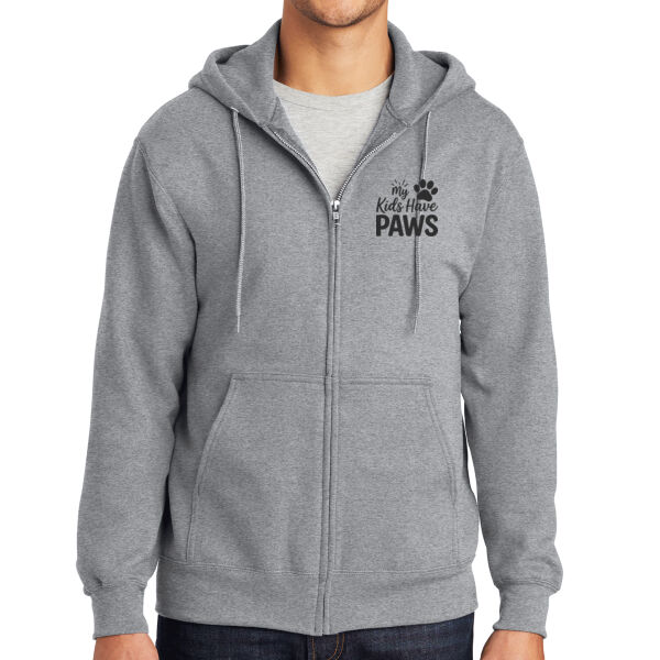 Port & Co ® - Essential Fleece Full Zip Hooded Sweatshirt Thumbnail