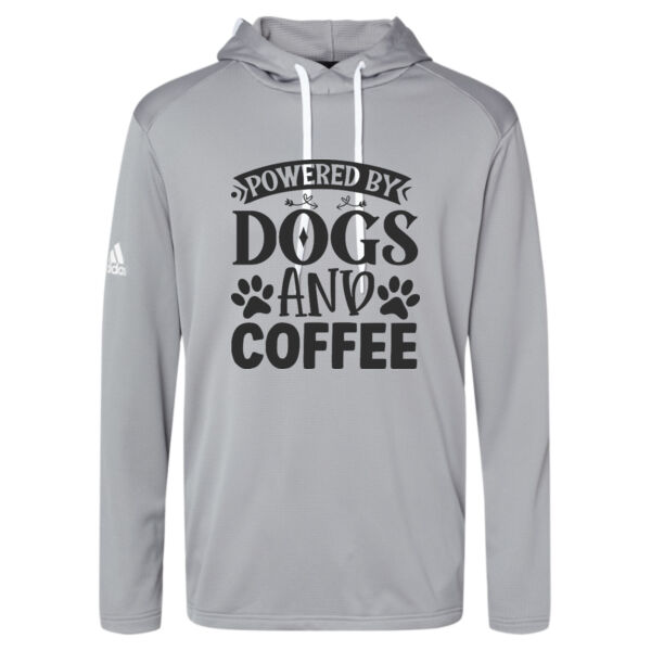 Adidas ® - Men's Textured Mixed Media Midweight Hooded Sweatshirt Thumbnail