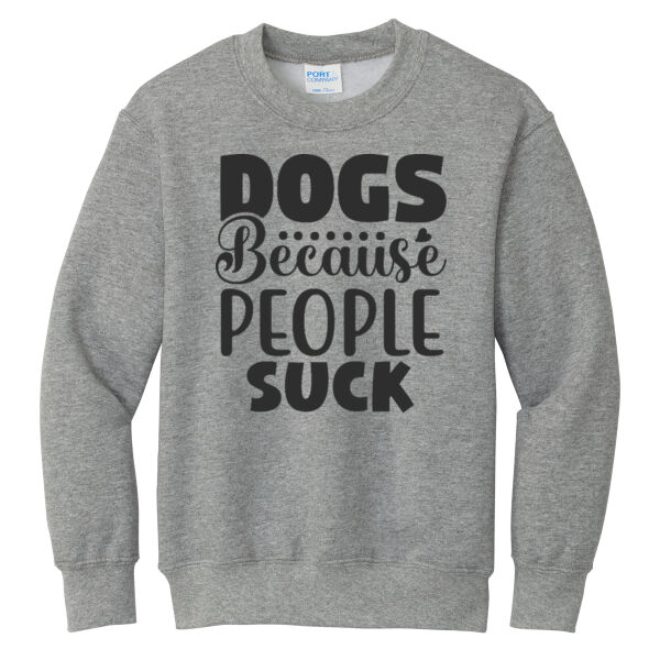 Port & Co ® - Youth Core Fleece Crewneck Sweatshirt Thumbnail