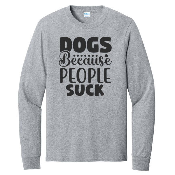 Port & Co ® - Long Sleeve Core Cotton Tee Thumbnail