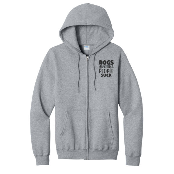 Port & Co ® - Core Fleece Full Zip Hooded Sweatshirt Thumbnail