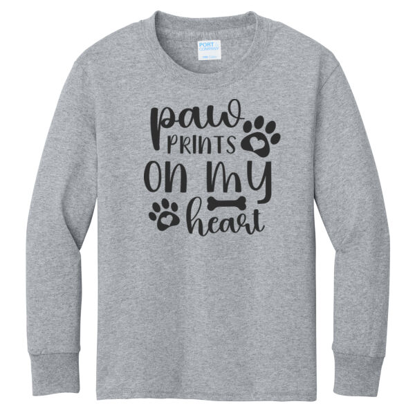Port & Co ® - Youth Long Sleeve Core Cotton Tee Thumbnail