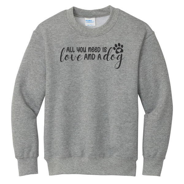 Port & Co ® - Youth Core Fleece Crewneck Sweatshirt Thumbnail