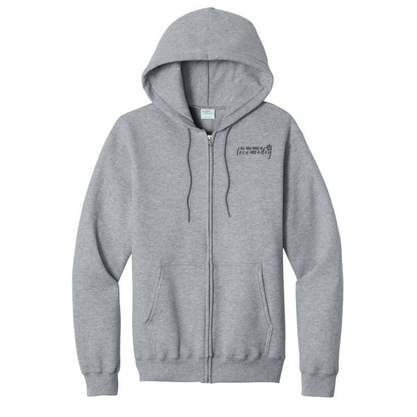 Port & Co ® - Core Fleece Full Zip Hooded Sweatshirt Thumbnail