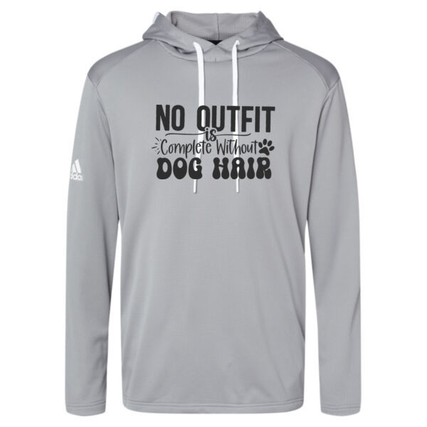 Adidas ® - Men's Textured Mixed Media Midweight Hooded Sweatshirt Thumbnail