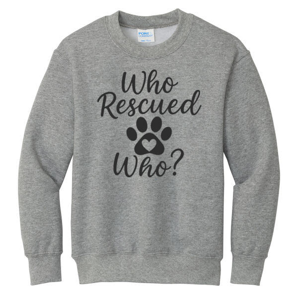 Port & Co ® - Youth Core Fleece Crewneck Sweatshirt Thumbnail