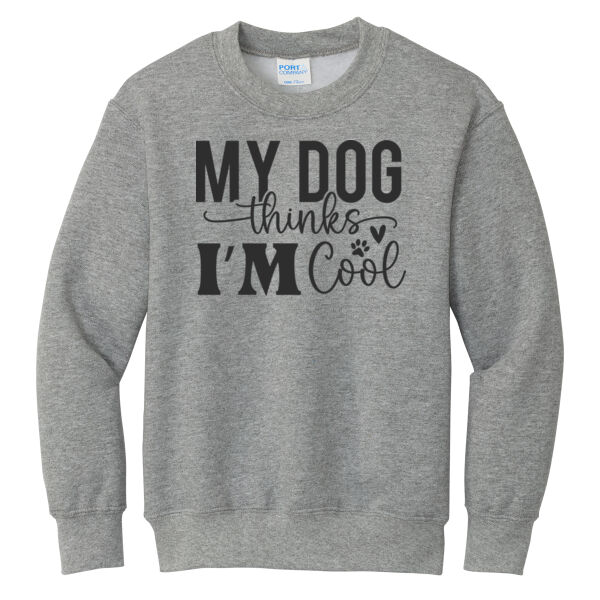 Port & Co ® - Youth Core Fleece Crewneck Sweatshirt Thumbnail