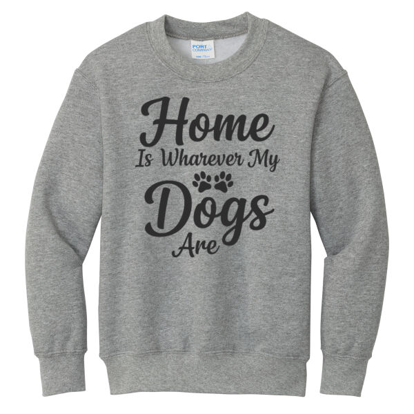 Port & Co ® - Youth Core Fleece Crewneck Sweatshirt Thumbnail