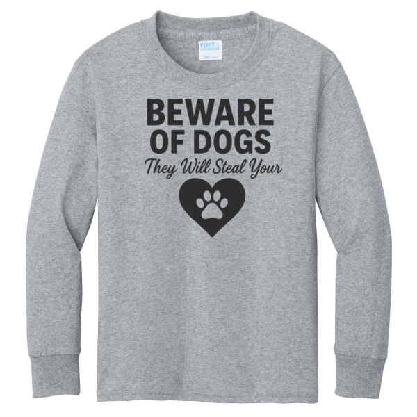 Port & Co ®  - Youth Long Sleeve Core Cotton Tee Thumbnail