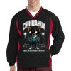 Tipped V Neck Raglan Wind Shirt Thumbnail