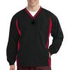 Tipped V Neck Raglan Wind Shirt Thumbnail