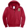 Youth Core Fleece Full Zip Hooded Sweatshirt Thumbnail