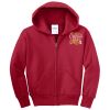 Youth Core Fleece Full Zip Hooded Sweatshirt Thumbnail